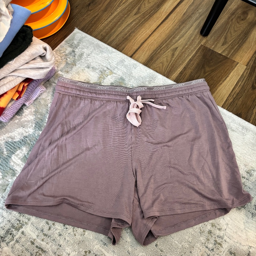 Large Mauve Jockey Pajama Shorts